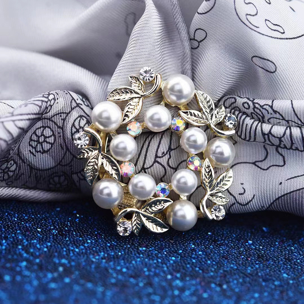 t恤扣环夹衣服下摆个性创意百搭装饰丝巾扣两用胸针女衣角打结扣 白底实物图