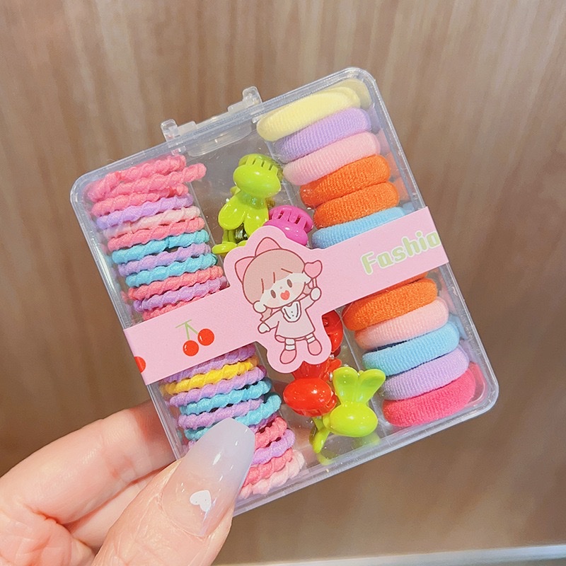 Early spring girls' hair clip set, hot-selling headwear, hair rope, grab clip, multiple styles to choose from, suitable for various occasions, easily create a fashionable look Application Scenario
