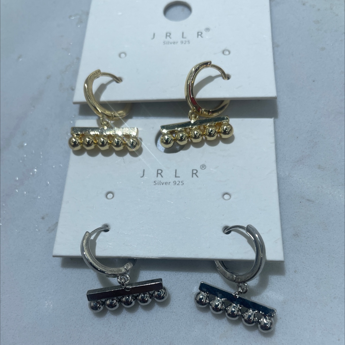 今日丽人韩版新款耳环玫瑰金磨砂耳钉 高级感饰品 耳环耳饰 简约时尚耳饰 独特设计耳环闪耀耳边饰品耳环耳饰细节图