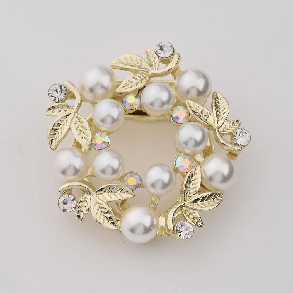 t恤扣环夹衣服下摆个性创意百搭装饰丝巾扣两用胸针女衣角打结扣 产品图