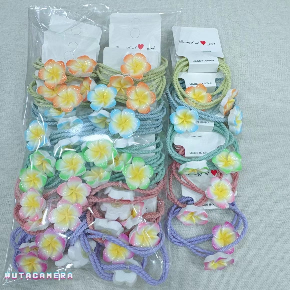 地摊热销款头饰 头绳抓夹套装 时尚女生日常发饰潮流配饰头饰头饰头绳地摊