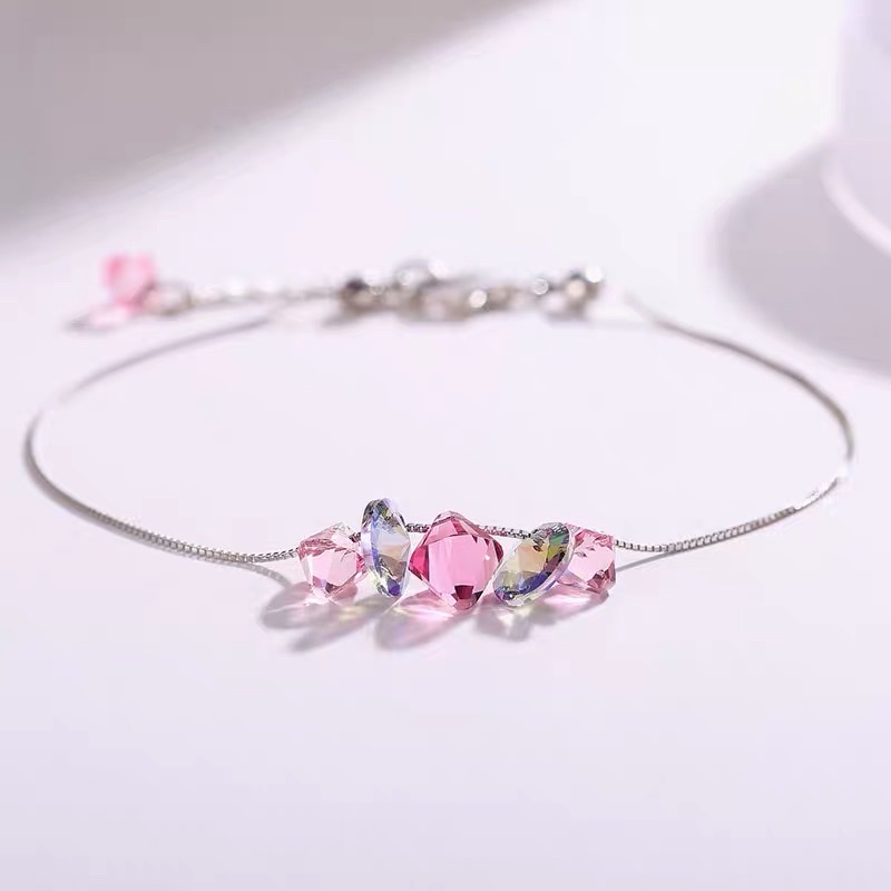 合金吊坠珍珠项链 女士拼接气质款 玻璃饰品 精致时尚首饰礼物项链