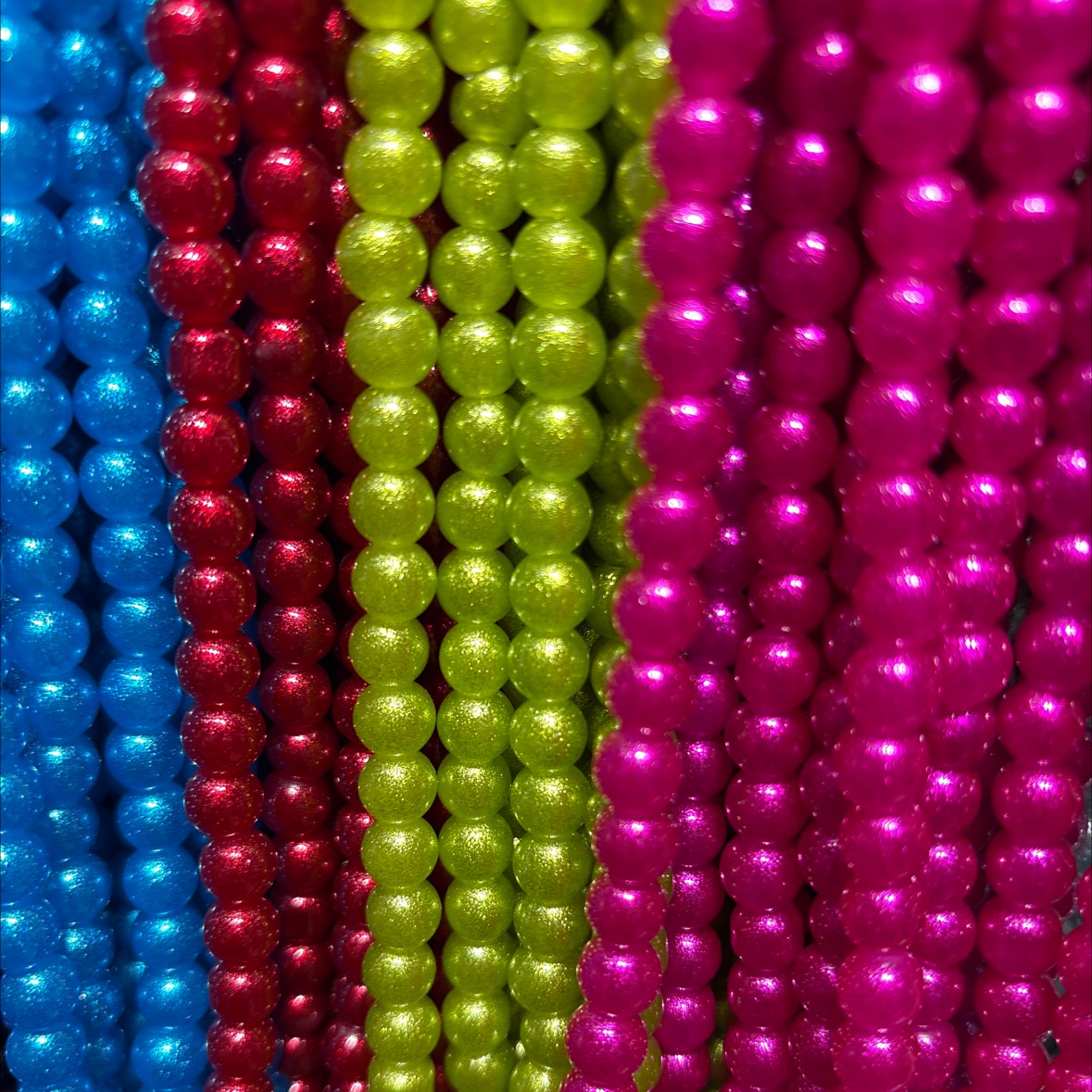 Glass bead and loose bead set, bead DIY material package, rice bead bracelet, necklace, jewelry making accessories, bead and loose beads Item Picture