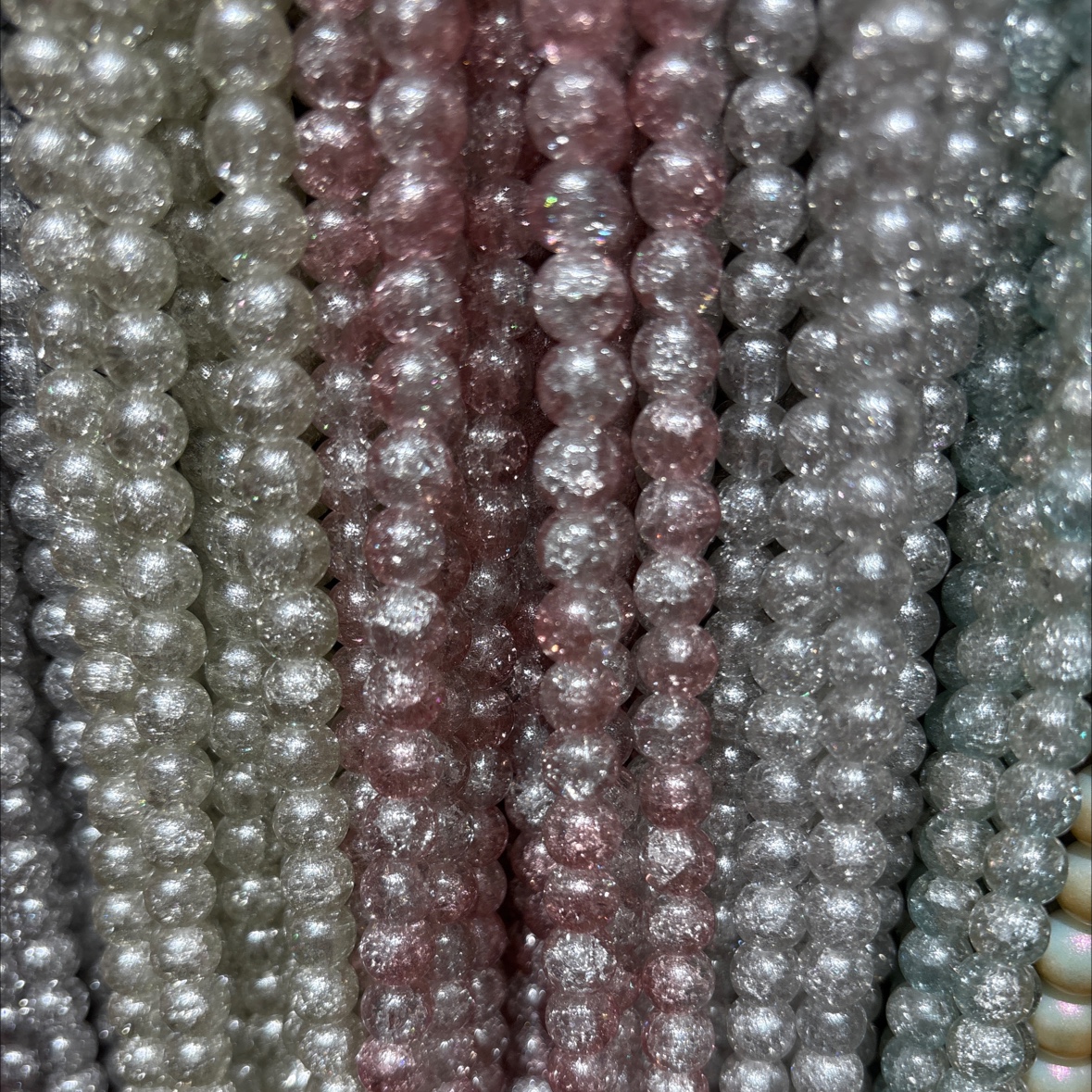 琉璃串珠散珠套装 珠子手工DIY材料包 米珠手链项链首饰制作配件串珠散珠