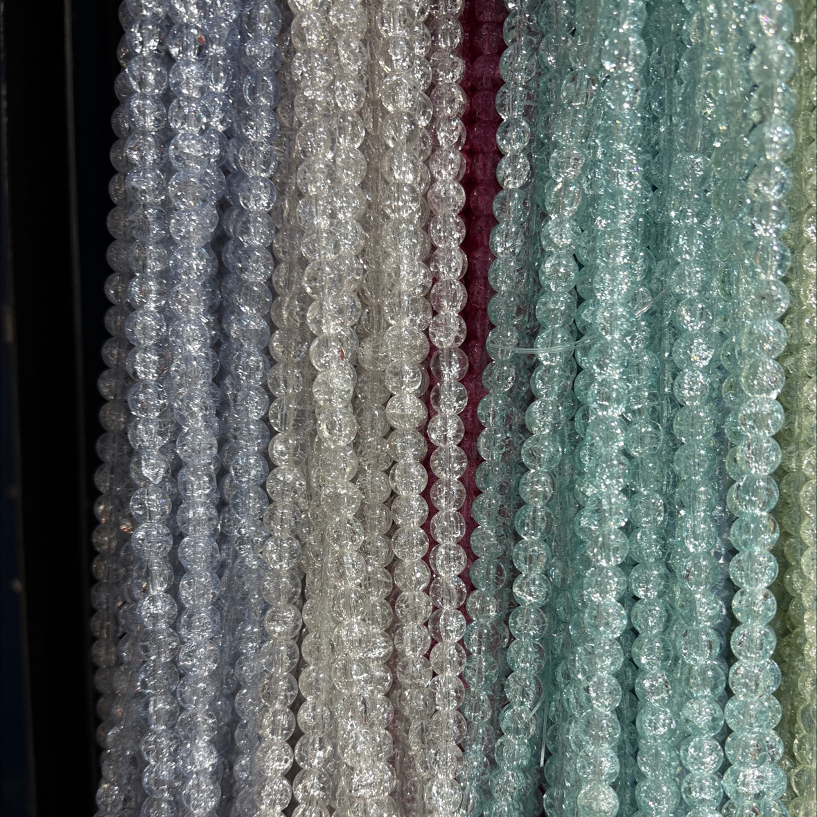 Glass bead and loose bead set, bead DIY material package, rice bead bracelet, necklace, jewelry making accessories, bead and loose beads detail image 3