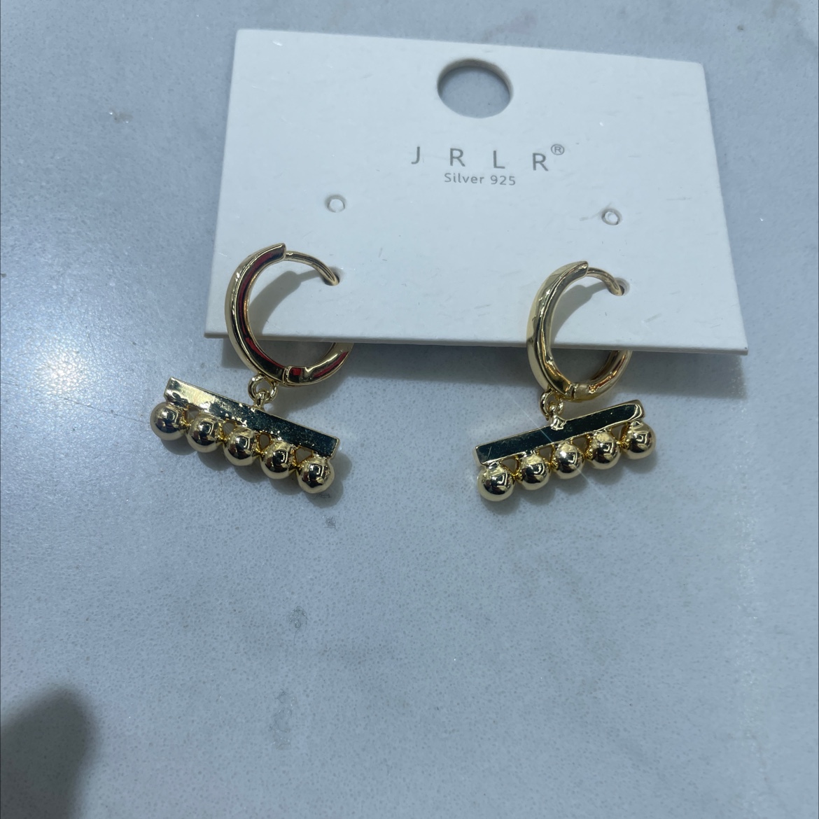 今日丽人韩版新款耳环玫瑰金磨砂耳钉 高级感饰品 耳环耳饰 简约时尚耳饰 独特设计耳环闪耀耳边饰品耳环耳饰详情图4