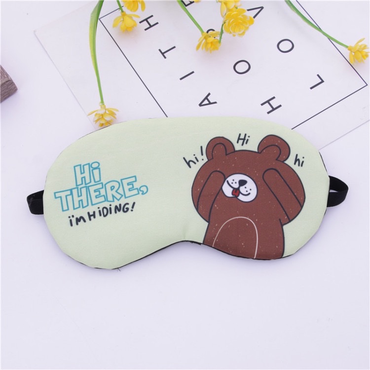 眼罩男女夏季可爱款冰敷护眼罩卡通遮光睡眠眼罩可爱儿童冰袋眼罩厂家定制印花可爱学生眼罩详情4