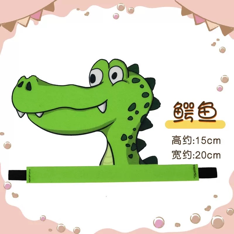 无纺布不织布儿童节日舞台剧情景剧卡通动物面具详情图12