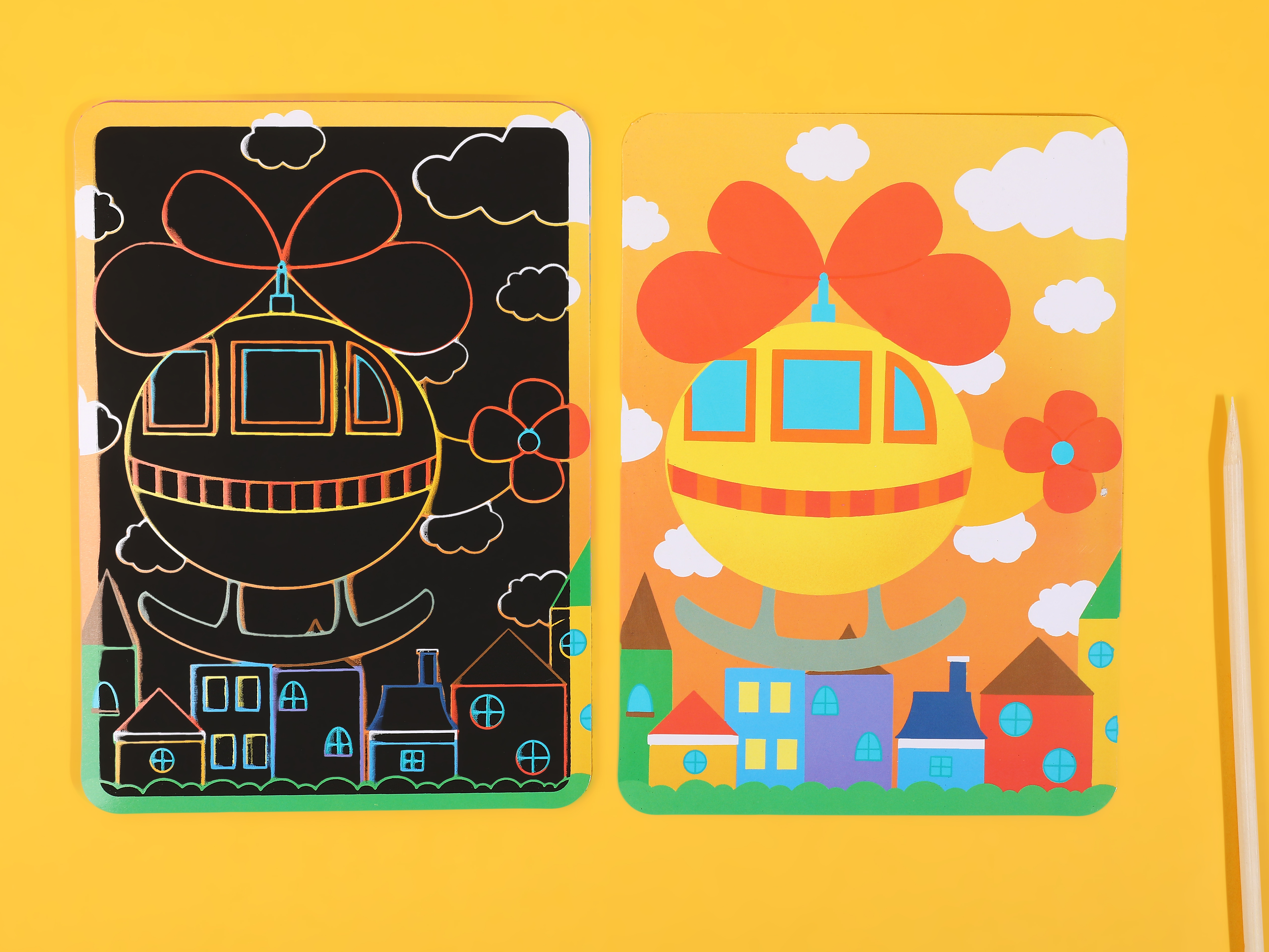 儿童卡通刮刮卡，幼儿园美术创意，DIY涂鸦用品详情图5
