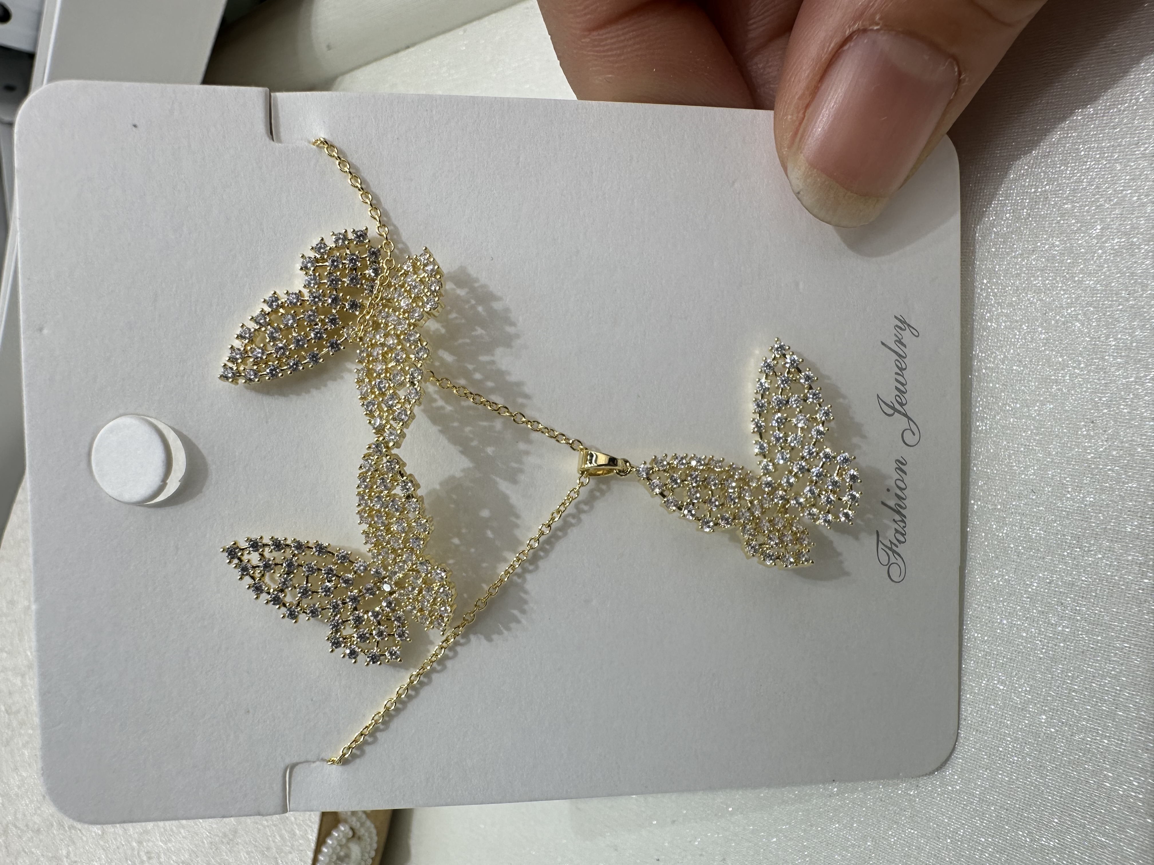 吊坠拼接气质珍珠项链 女士款珍珠饰品 简约大方优雅首饰项链详情图2