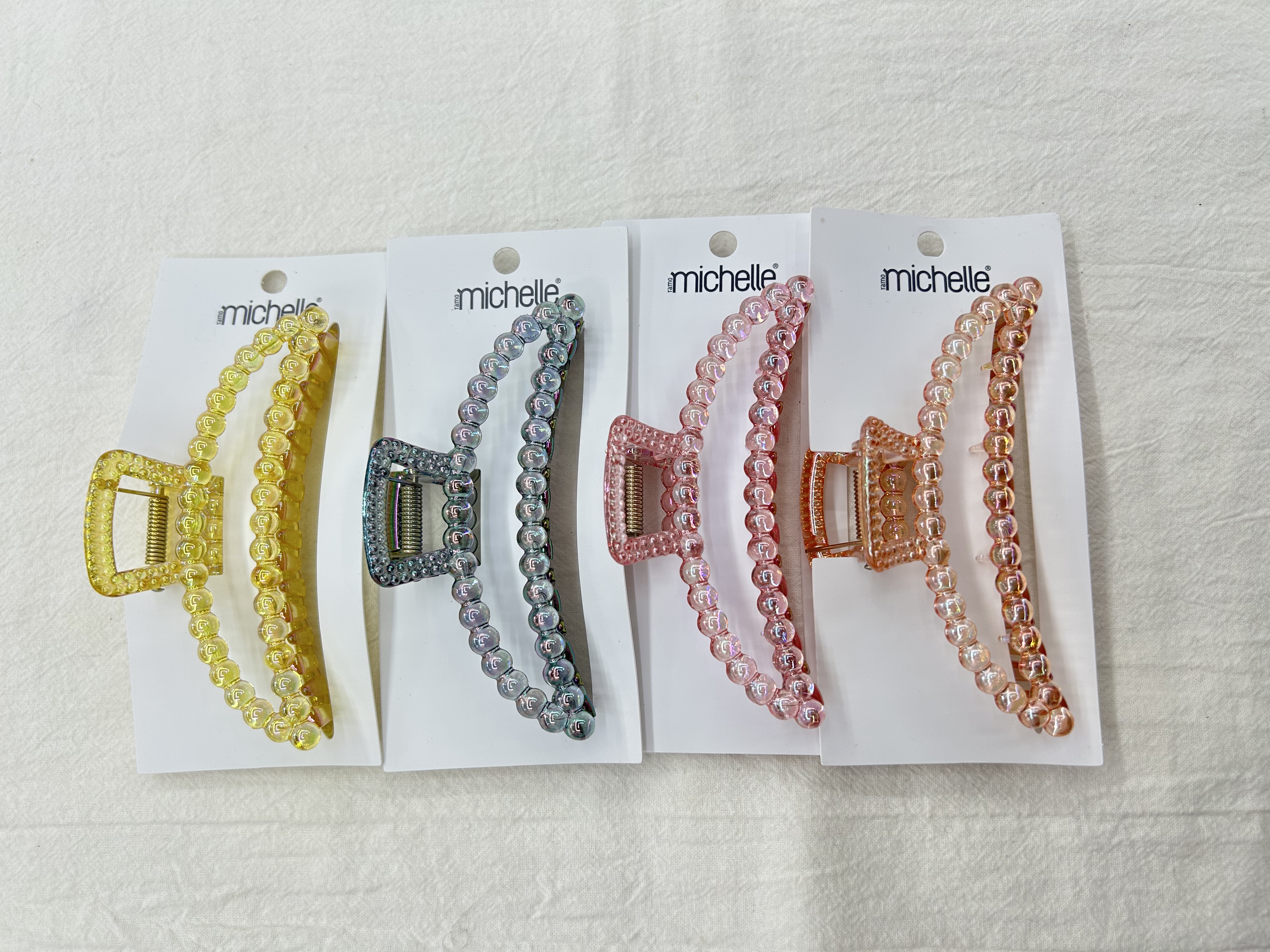 Accesorios de hua hin estilo de venta caliente tiara de cabeza de cuerda de cabeza agarrador conjunto de soporte de piso estilo de venta caliente multicolor opcional moda mujer accesorios de pelo influenciador moda casual tiara agarrador de plástico, stick broca clip de pelo detail image 2