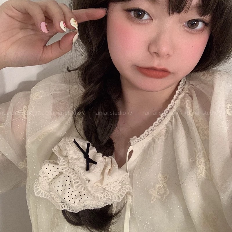 网纱大肠发圈头绳 高级感饰品 发饰女生日常必备 气质简约时尚发圈头饰