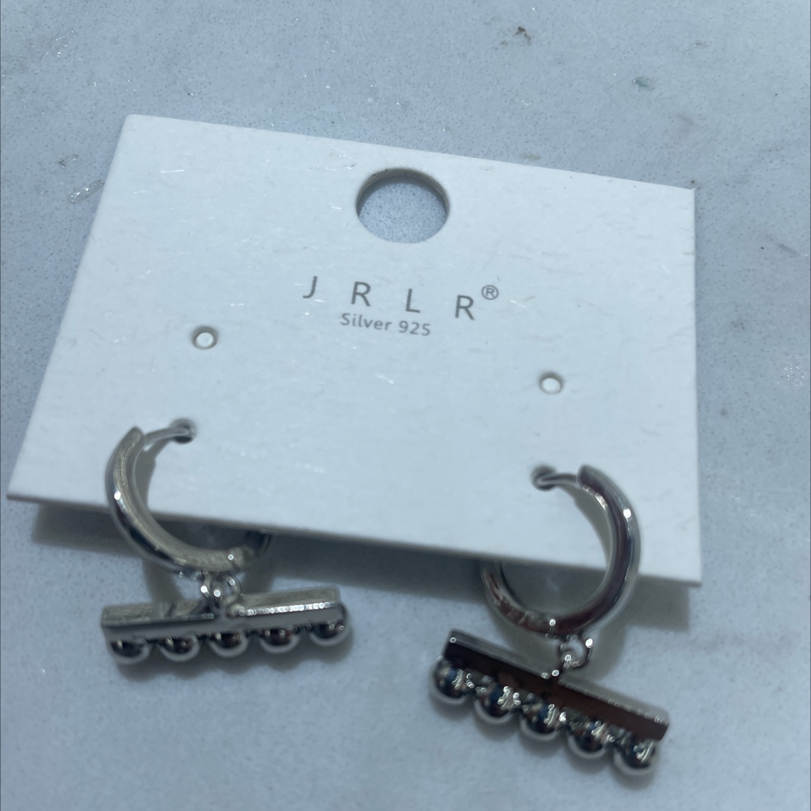 今日丽人韩版新款耳环玫瑰金磨砂耳钉 高级感饰品 耳环耳饰 简约时尚耳饰 独特设计耳环闪耀耳边饰品耳环耳饰产品图