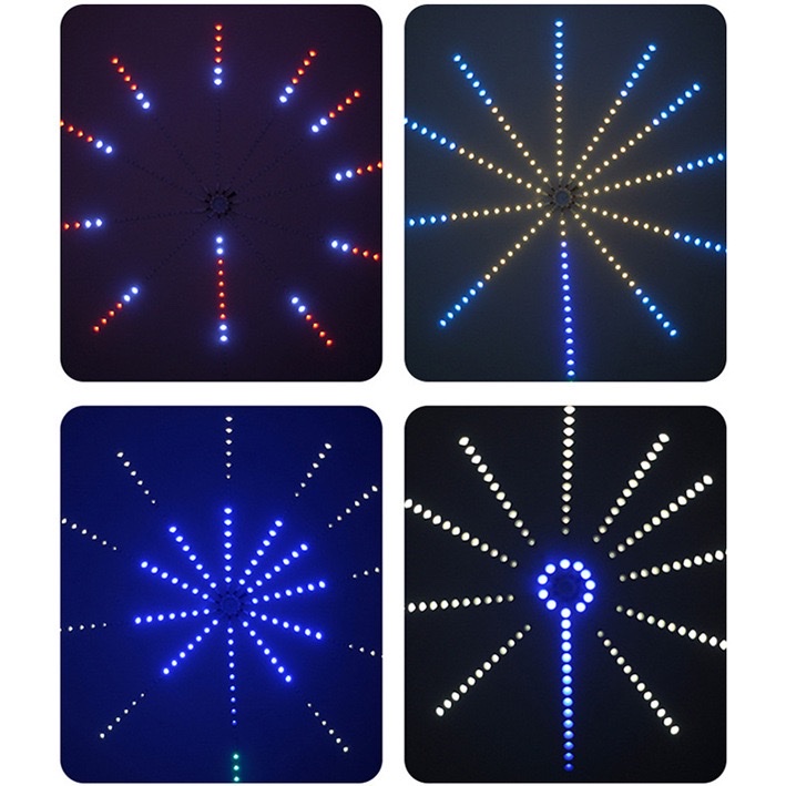 Colorful fireworks lanterns, festive decorations, Christmas Bluetooth smart control, led fireworks light strips, Christmas ornaments, Christmas ornaments Item Picture