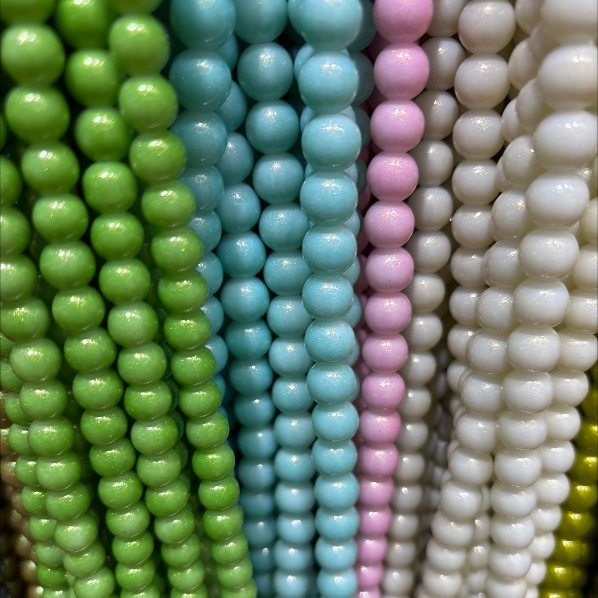 Glass bead and loose bead set, bead DIY material package, rice bead bracelet, necklace, jewelry making accessories, bead and loose beads detail image 5