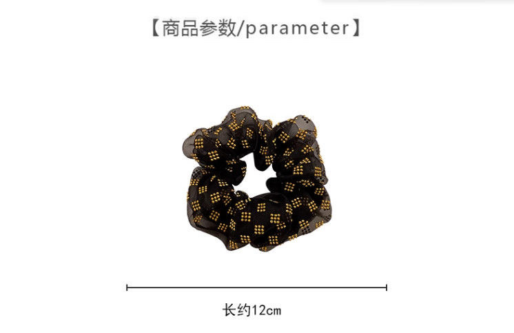 Mesh large intestine hair band, hair tie, high-end girls' accessory, elegant and simple yet fashionable hair band decoration, accessory, hair band, hair tie, mesh large intestine hair band detail image 5