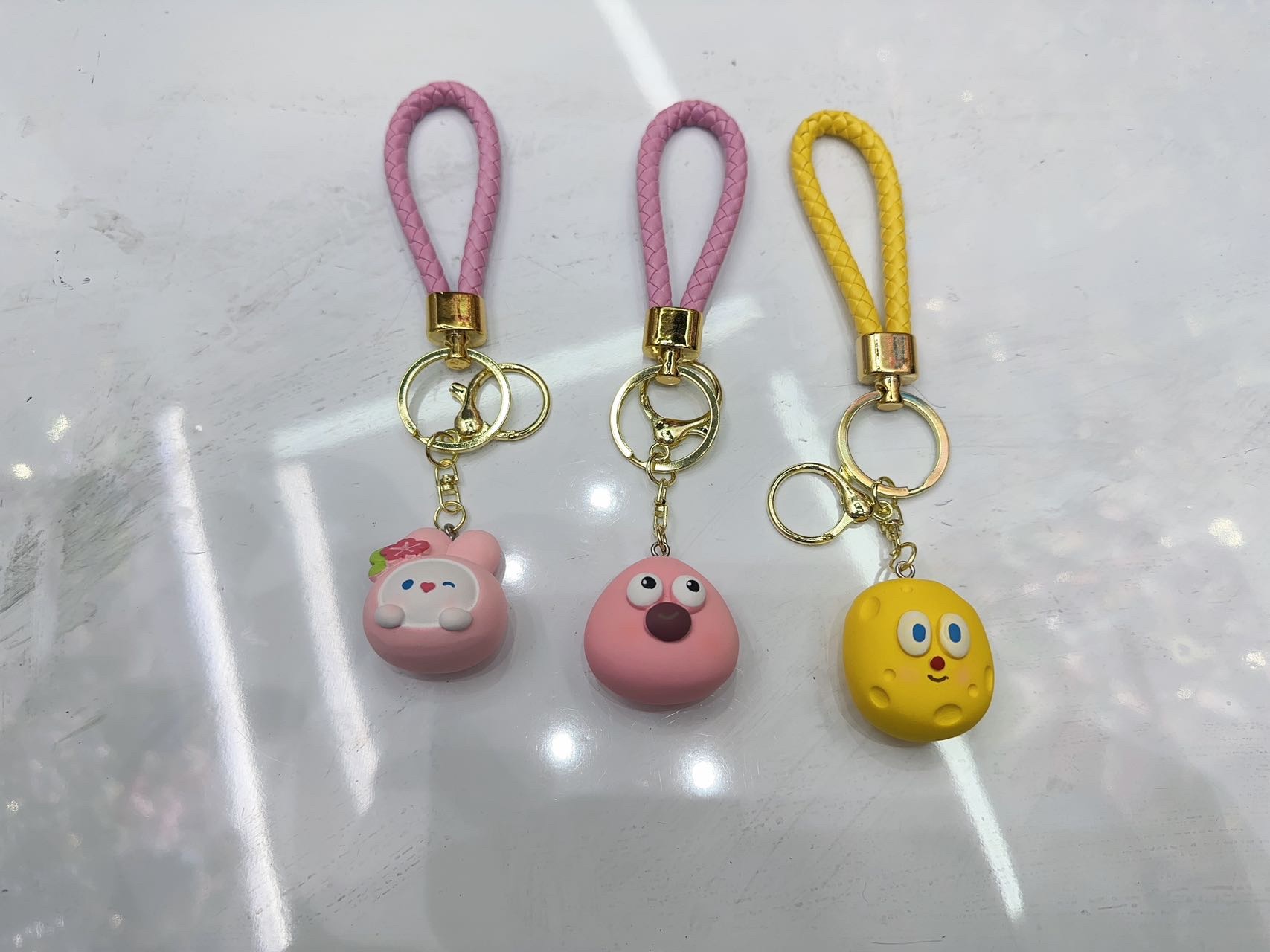 主题亚克力钥匙扣流沙瓶款 入油摆件饰品 钥匙扣挂件时尚创意礼品