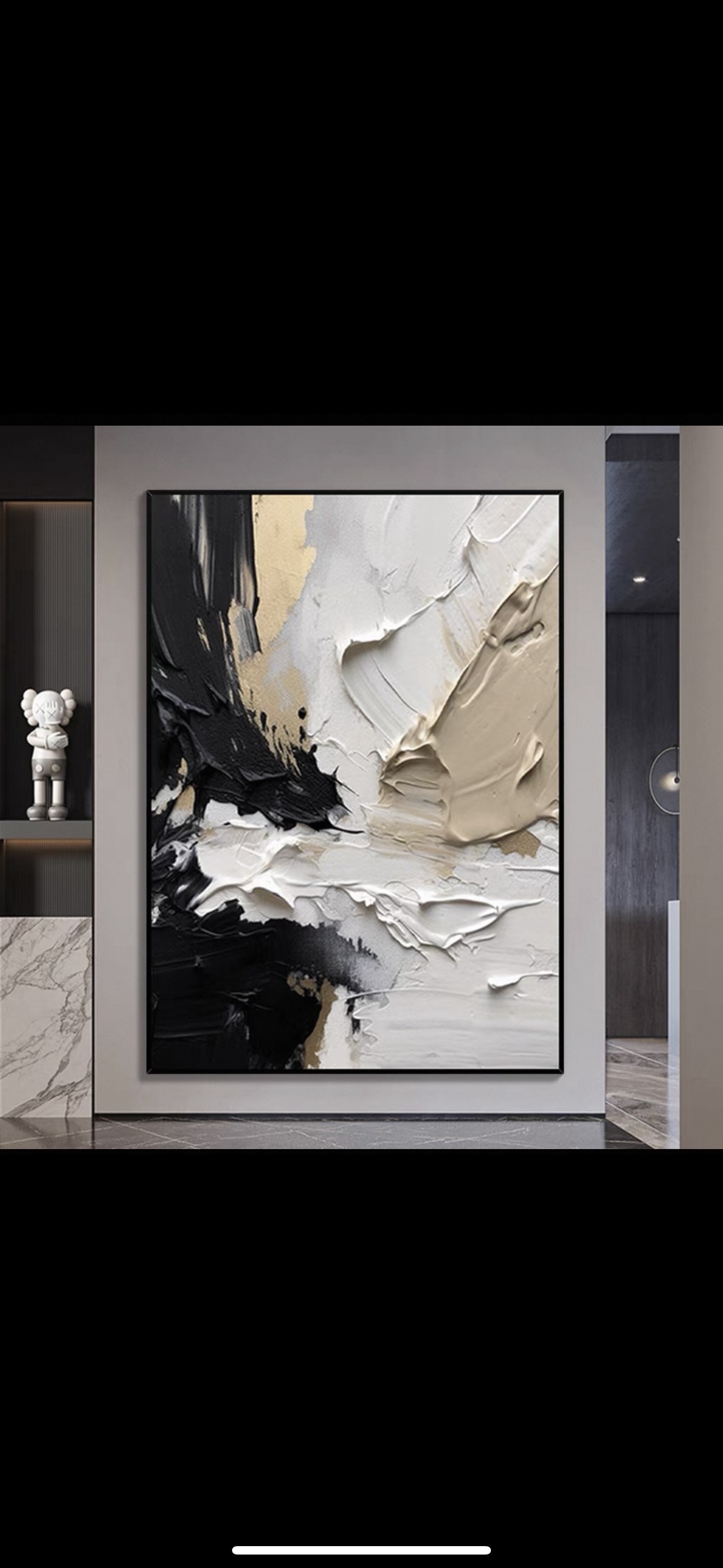 画之都欧美风格唐卡油画 抽象画艺术品 家居装饰墙面挂画 创意设计画作油画