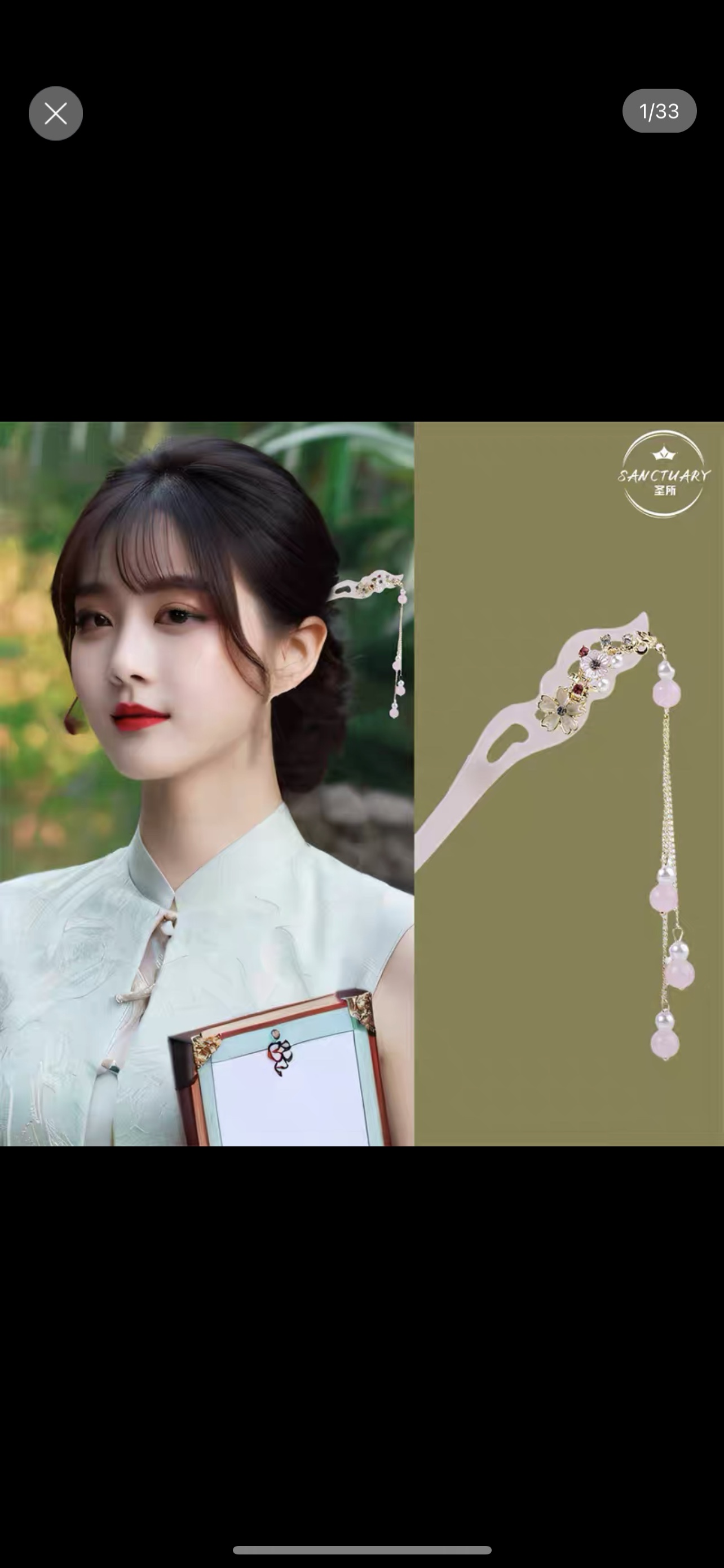 木质发簪新娘复古款 簪子国风发簪手工精致女士头饰 高雅气质头饰发饰品发簪簪子木质发簪发簪新娘复古国风发簪详情图3