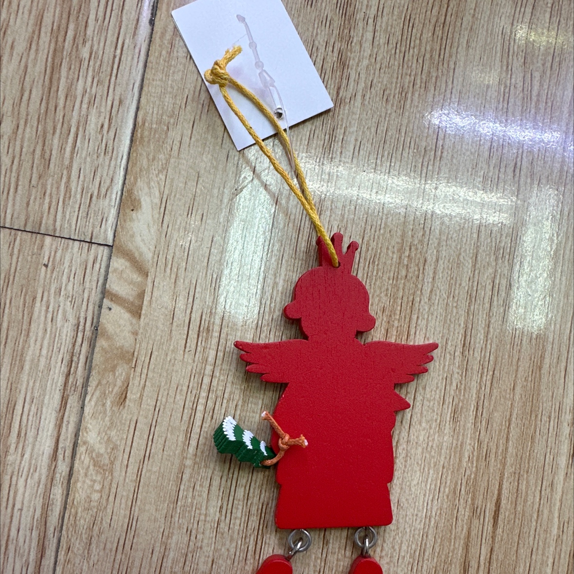 木质天使挂件木制品产品图