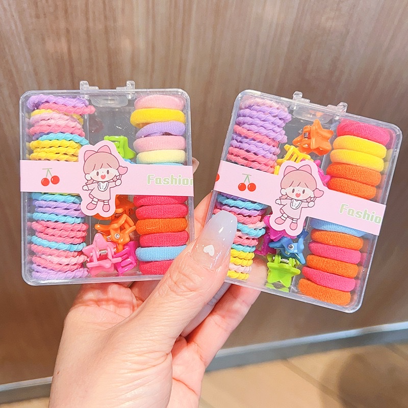 Early spring girls' hair clip set, hot-selling headwear, hair rope, grab clip, multiple styles to choose from, suitable for various occasions, easily create a fashionable look Specification image