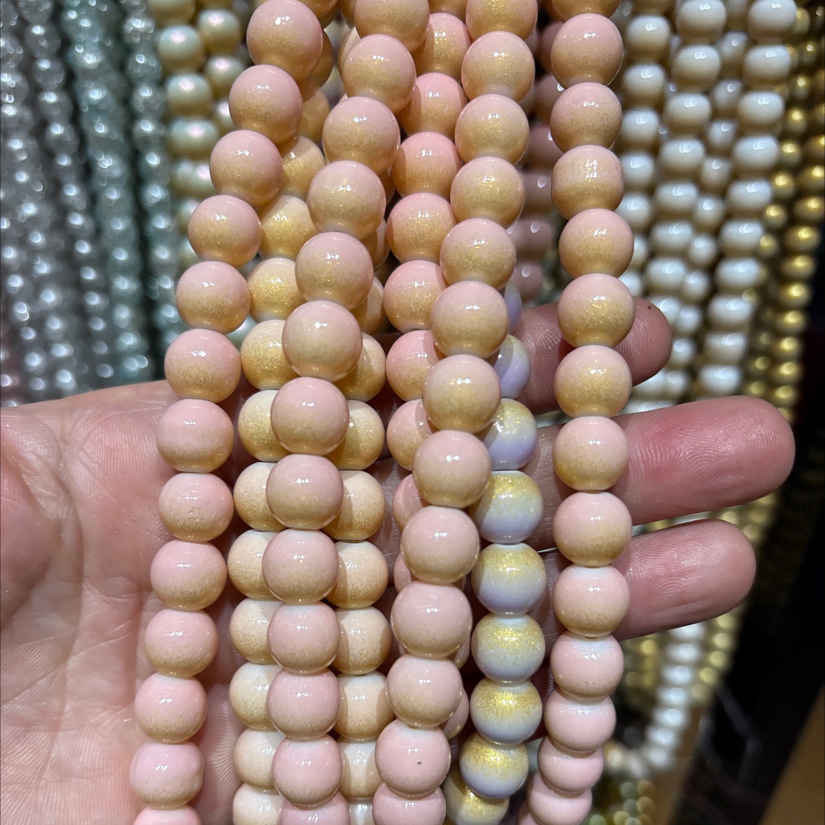 Handmade DIY beads, rice beads, bracelets, necklaces, material packs, creative jewelry making accessories, beads, beads Item Picture