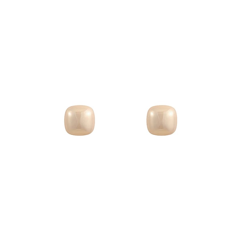 Square stud earrings, a new bestseller for women in 2025, exude a sense of light luxury and sophistication, elegant and grand style. 925 sterling silver pin jewelry earrings detail image 3