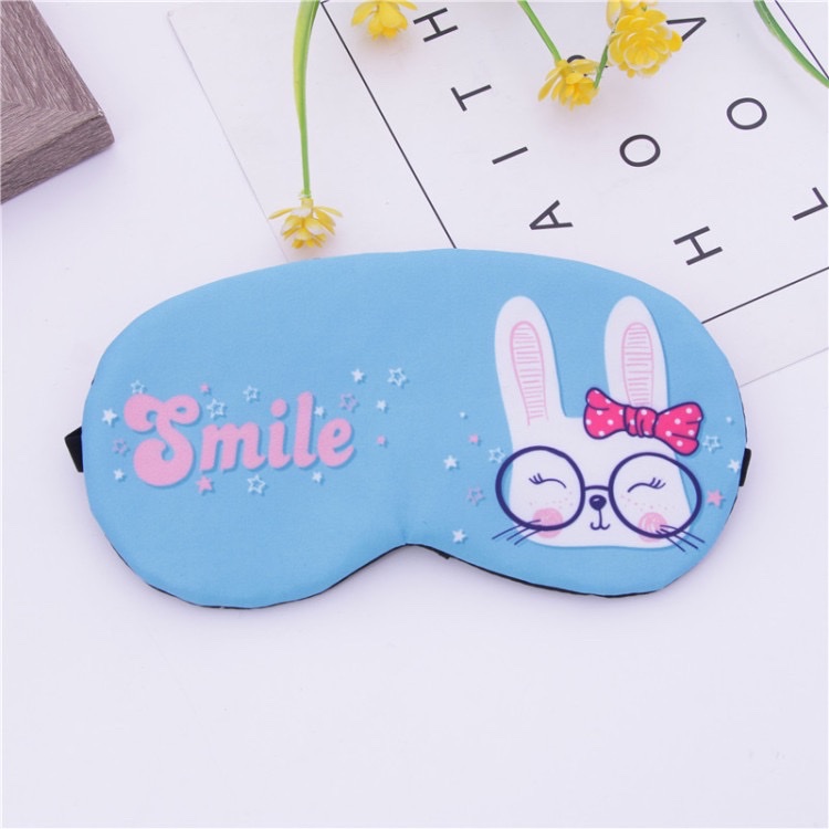 眼罩/眼罩男女夏季可爱/真丝眼罩/蒸汽护眼罩/仿真丝眼罩白底实物图