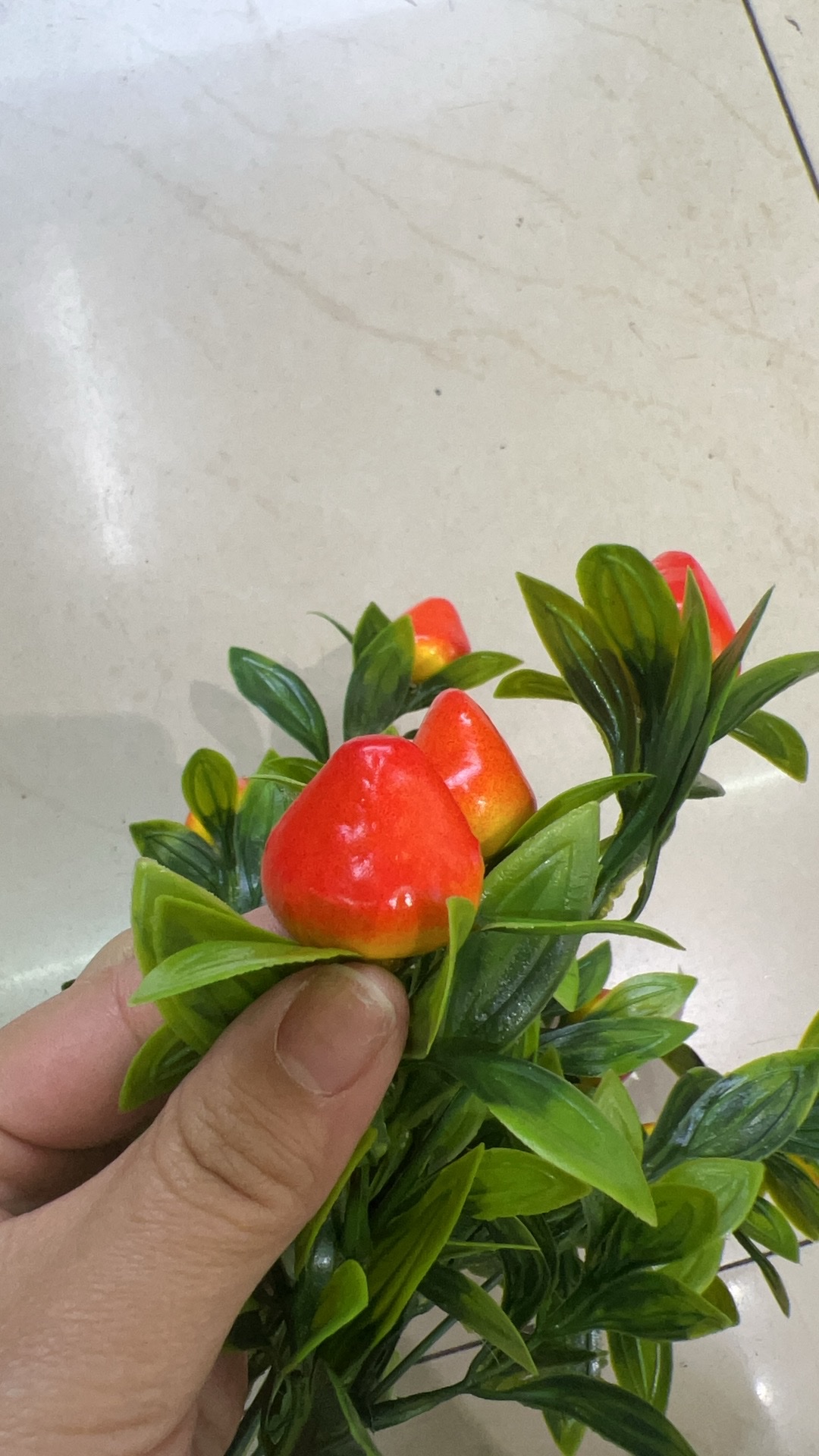 春色仿真水果清明用装饰绿植家居摆设艺术花卉 仿真植物餐桌摆台吊顶 装饰水果店 可作盆栽详情图2
