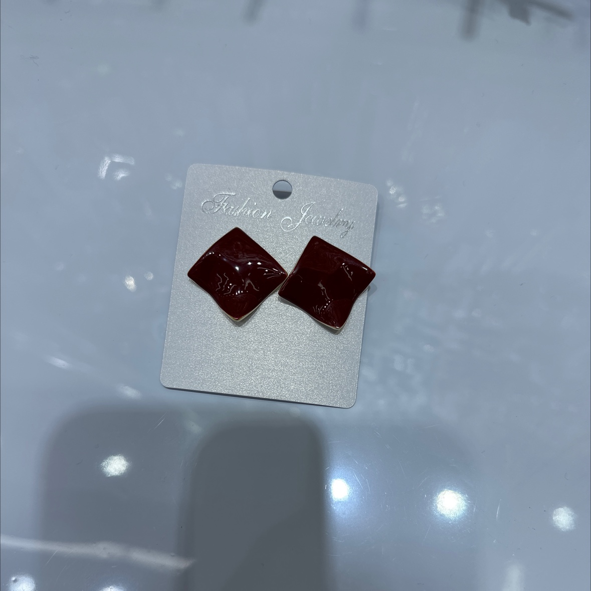 玫瑰金磨砂耳钉 高级感饰品 简约时尚耳环 独特设计耳饰 适合各种场合佩戴耳饰