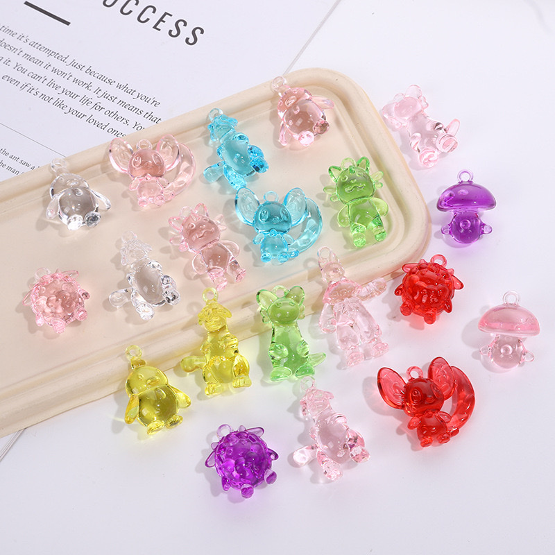 帕鲁 diy珠子 儿童玩具 小饰品装饰白底实物图