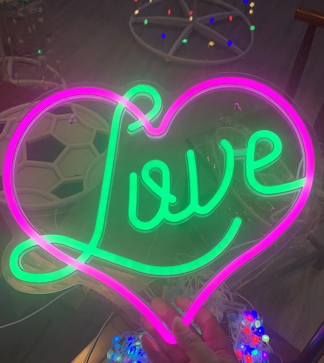 圣诞灯串声控彩灯 节日装饰灯饰 环保节能彩灯 美观大方圣诞灯饰 适用于家庭商场装饰。圣诞灯饰详情图4