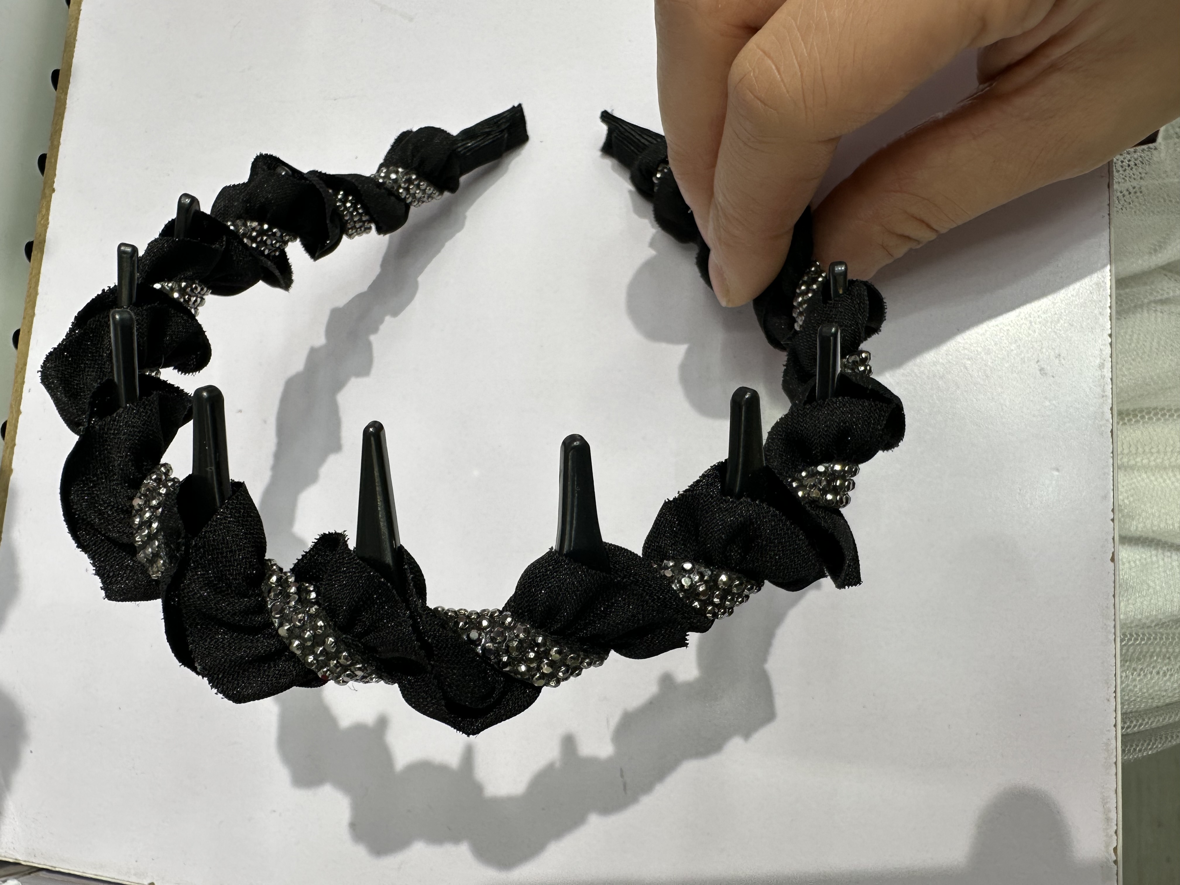 蝴蝶结发饰头饰女士优雅发夹抓夹 韩版甜美可爱发饰头饰小清新发夹抓夹高炉顶发箍防滑成人儿童发箍洗脸拍照气质清新发箍头饰