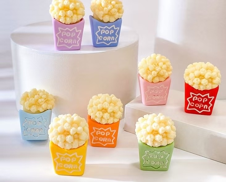 DIY resin POP popcorn, three-dimensional cute grains, trendy toys, diy accessories and creative display pieces