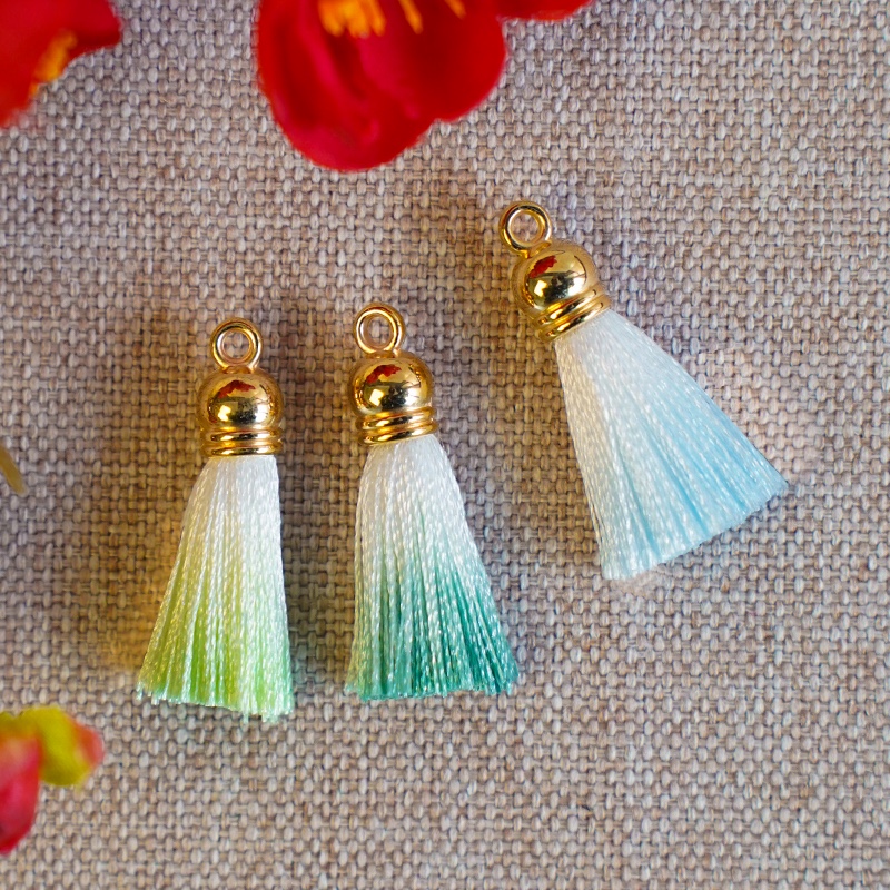 3公分渐变流苏、饰品配饰、吊钟流苏