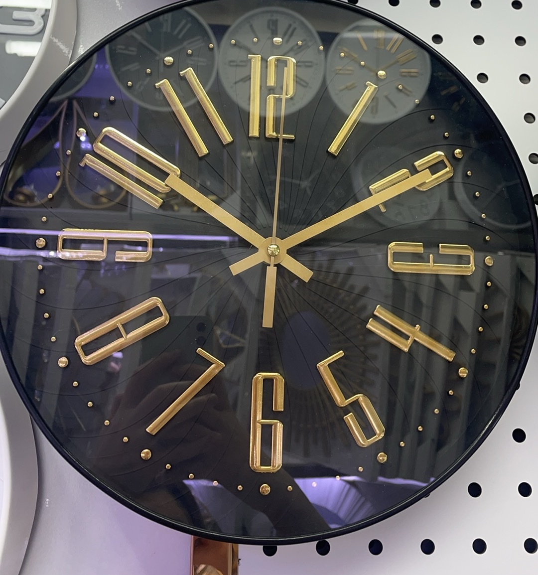 阿文钟铜钟电子钟表学生专用 挂钟设计时尚简约 高清大屏显示电子挂钟电子钟挂钟详情图7