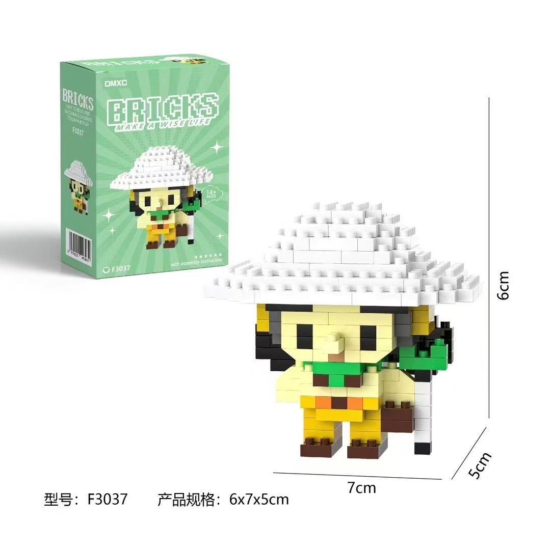 Wholesale compatible LEGO One Piece Diamond micro-particle assembly building blocks, adult and children's stress-relieving toys and gifts undefined