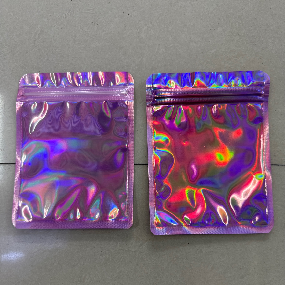 饰品包装袋三边封镭射骨袋时尚爆款加厚产品图