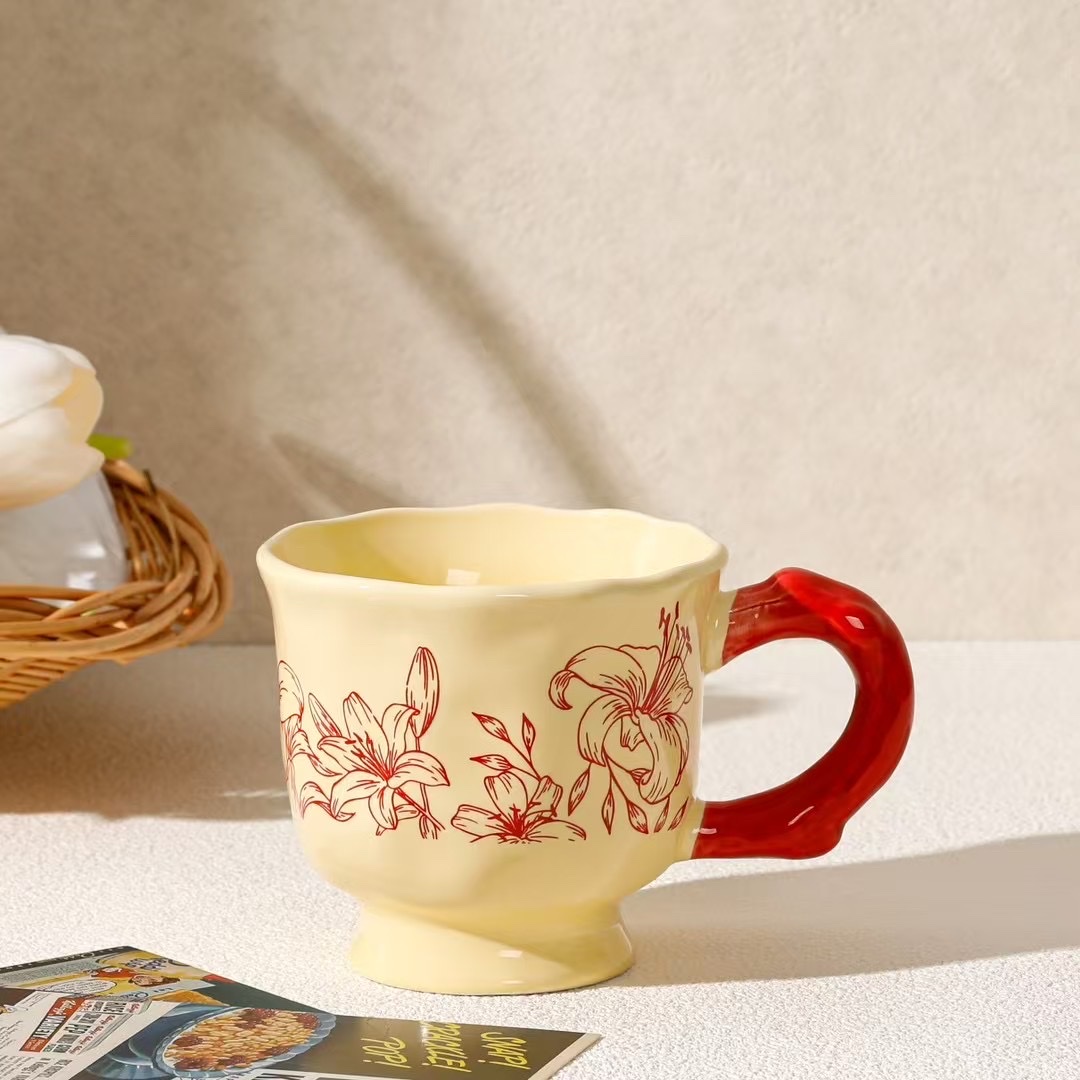 中东风格高档欧式陶瓷咖啡杯 中高端咖啡杯享受 优雅下午茶时光 咖啡香浓醇美味白底实物图