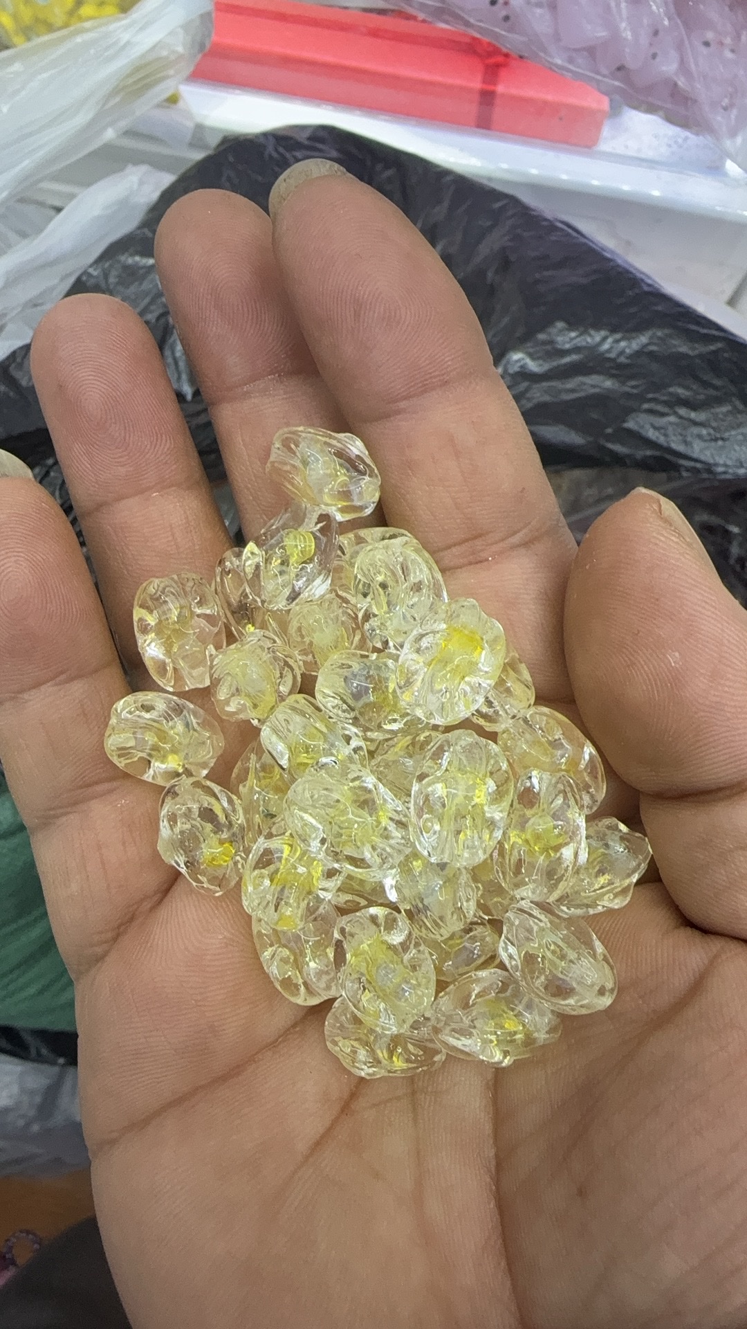 灯工琉璃，进口琉璃珠，极光炫彩效果，纯手工制作工艺。详情图5