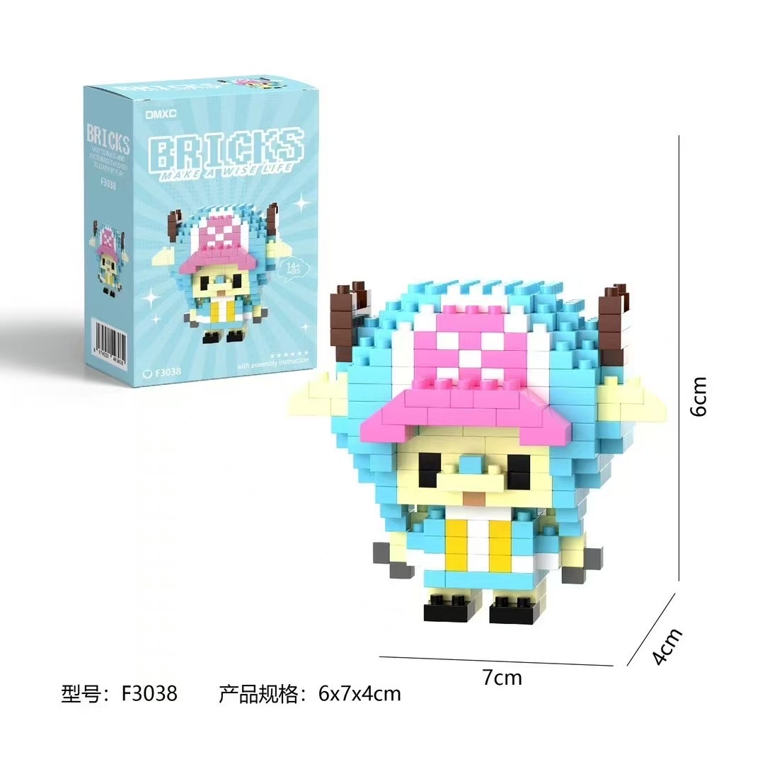 Wholesale compatible LEGO One Piece Diamond micro-particle assembly building blocks, adult and children's stress-relieving toys and gifts undefined
