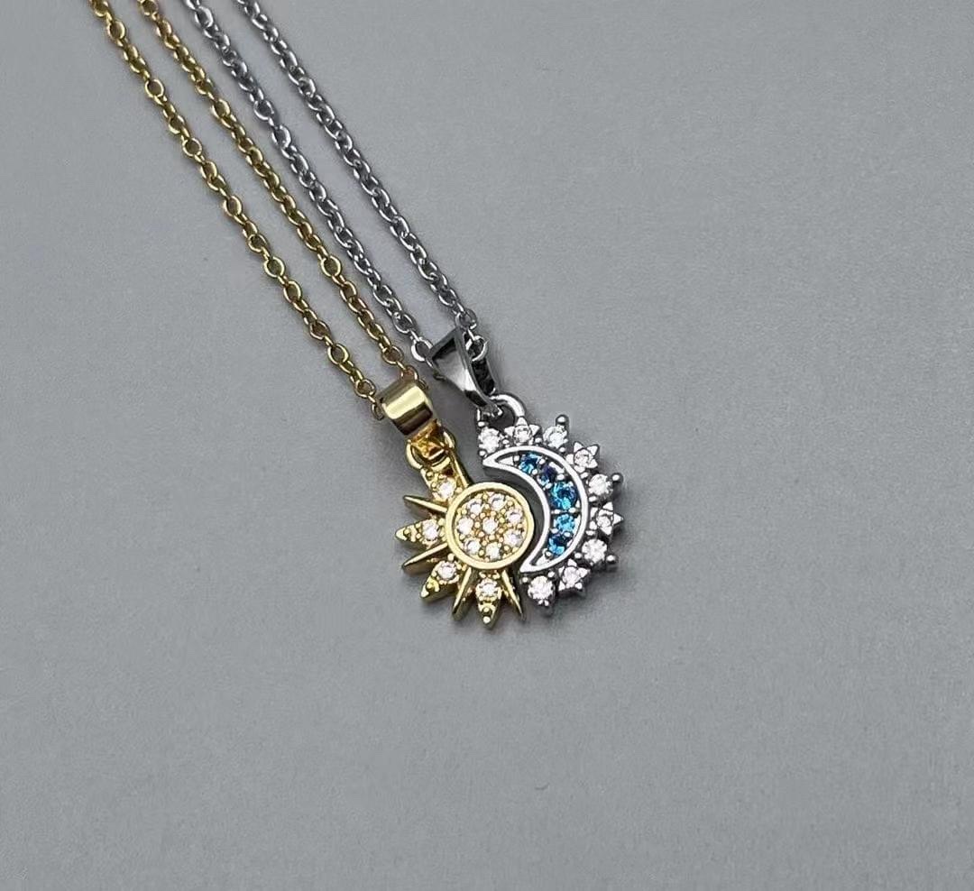 中东合金吊坠珍珠项链女款 气质拼接设计 珍珠饰品 精致典雅首饰礼物