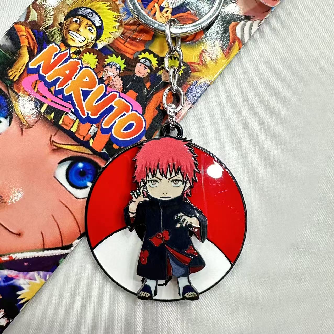 海贼王周边航海王路飞佐助索罗艾斯可旋转钥匙扣金属挂件钥匙扣详情图5