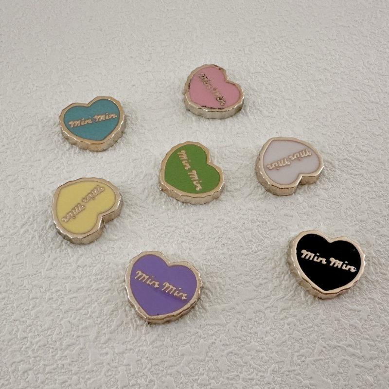 字母桃心塑料饰品配件 手工DIY饰品材料包 高档耐用饰品制作配件细节图