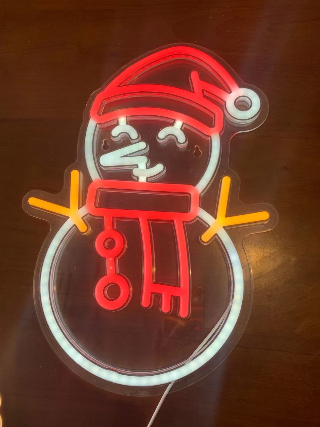 圣诞灯串声控彩灯 节日装饰灯饰 环保节能彩灯 美观大方圣诞灯饰 适用于家庭商场装饰。圣诞灯饰详情图2