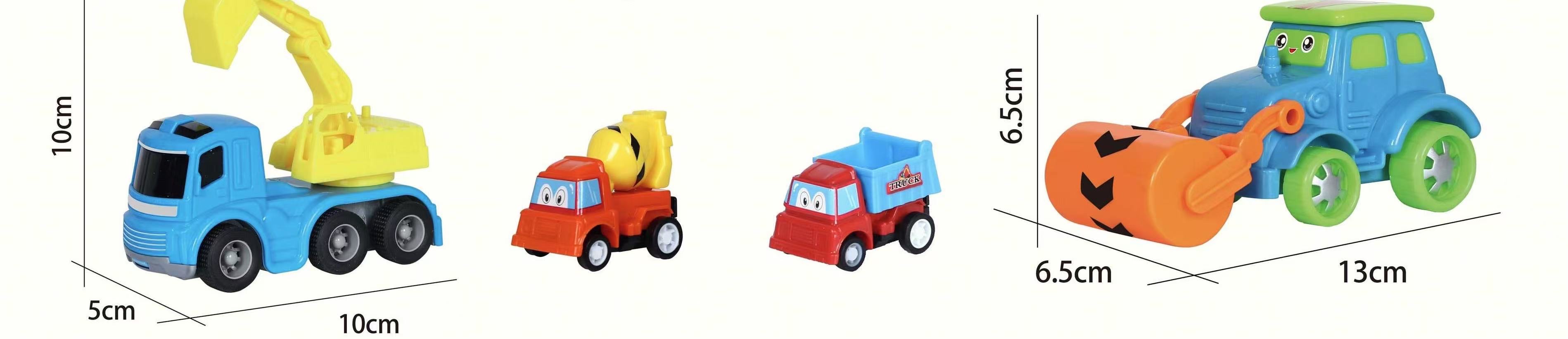 儿童玩具玩具车汽车模型儿童玩具惯性玩具车，男孩玩具模型板砖，工程车农夫车运输车详情图4