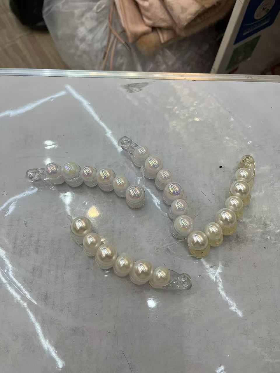 DIY奶油胶贝壳饰品 手工制作闪亮珠子项链 手链耳环配件 创意珠宝设计材料包产品图