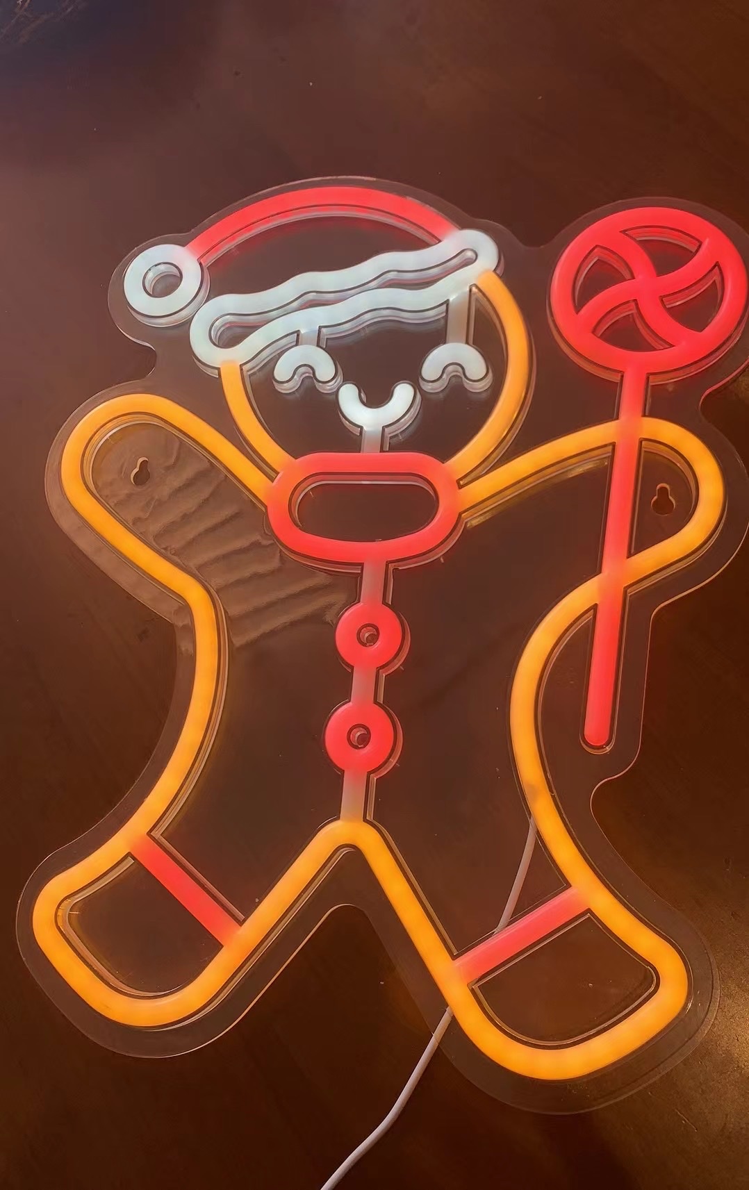 圣诞灯串声控彩灯 节日装饰灯饰 环保节能彩灯 美观大方圣诞灯饰 适用于家庭商场装饰。圣诞灯饰详情图3