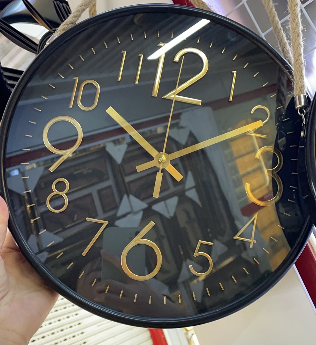 阿文钟铜钟电子钟表学生专用 挂钟设计时尚简约 高清大屏显示电子挂钟电子钟挂钟详情图9