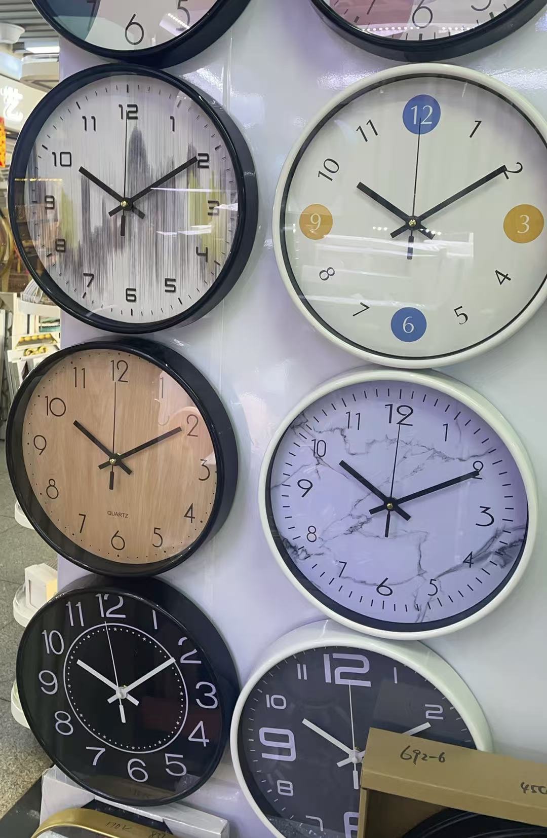 阿文钟铜钟电子钟表学生专用 挂钟设计时尚简约 高清大屏显示电子挂钟电子钟挂钟白底实物图